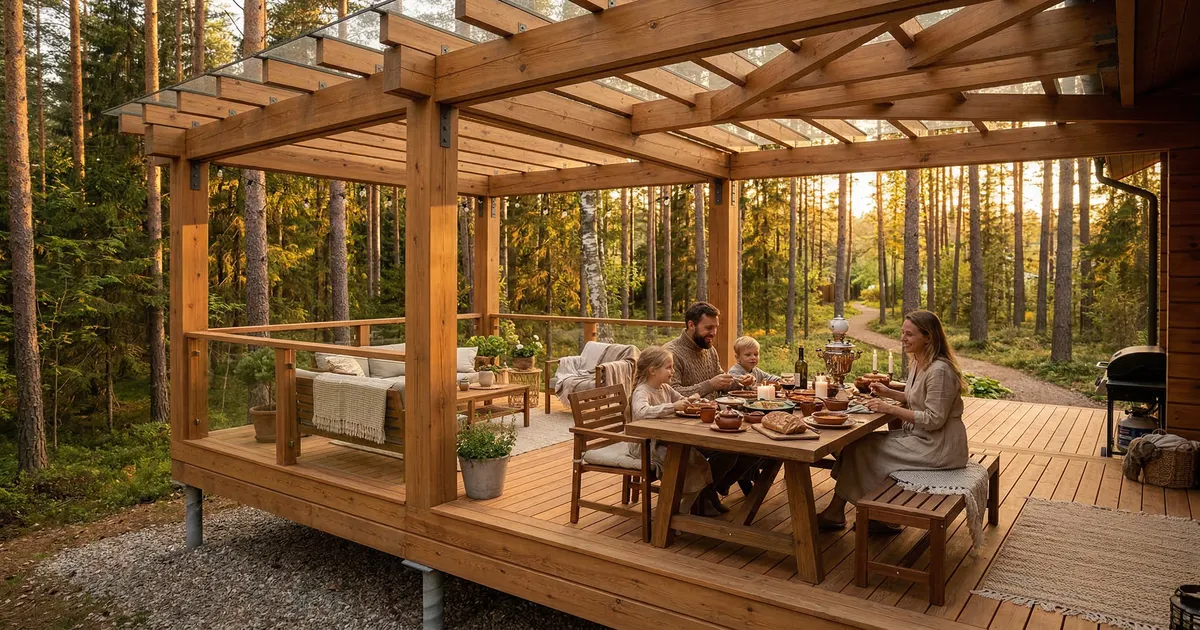 ошибки строительства террасы спб — терраса timber frame в СПб, готовый проект на 20 лет