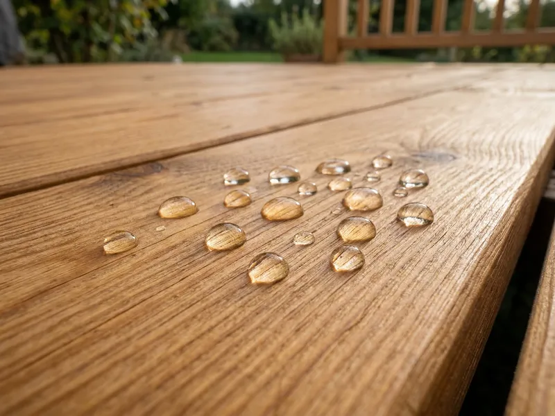 масло-воск для террасы — покрытие Osmo крупный план
