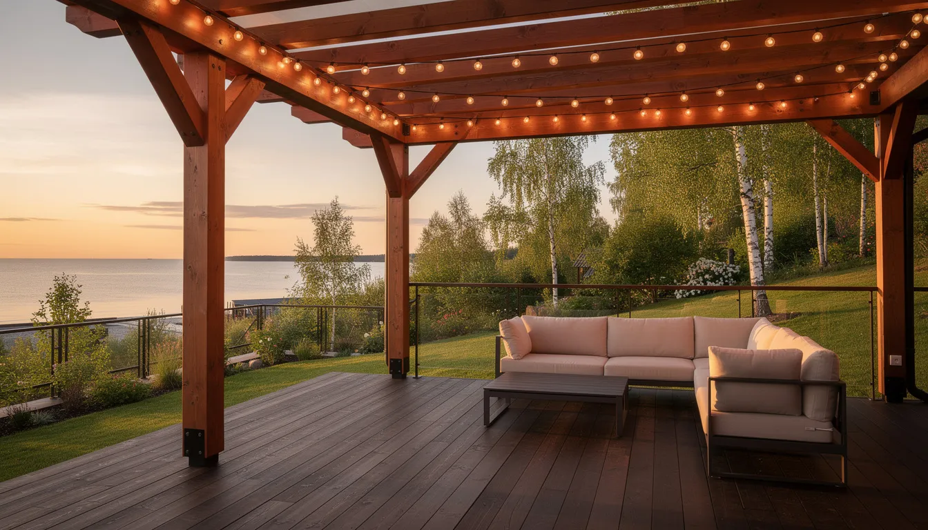 Терраса спб цена под ключ — премиальная терраса Timber Frame с видом на Финский залив